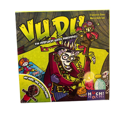 VUDU Vu du Huch Gesellschaftsspiel ein verflucht gutes Partyspiel – SKU A12365 – Gesellschaftsspiel gebraucht kaufen bei Brettspielimperium