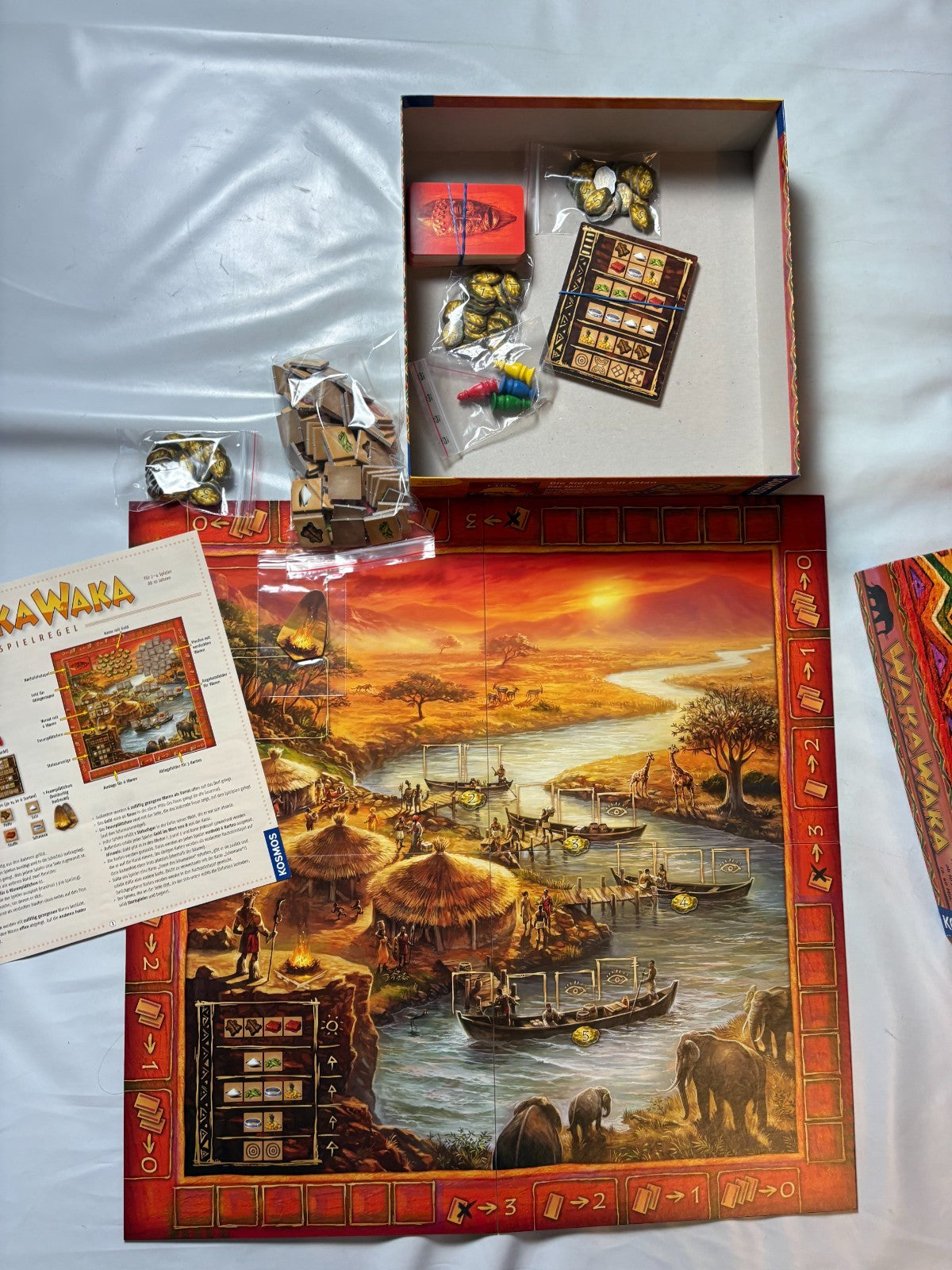 Waka Waka  Heisse Märkte, Coole Händler Brettspiel, Kosmos Vollständig - Ansicht 5