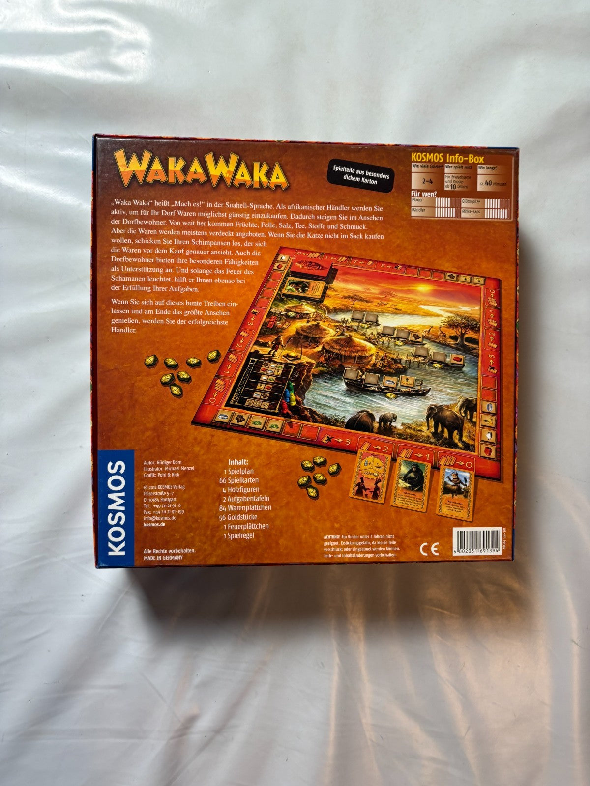 Waka Waka  Heisse Märkte, Coole Händler Brettspiel, Kosmos Vollständig - Ansicht 8