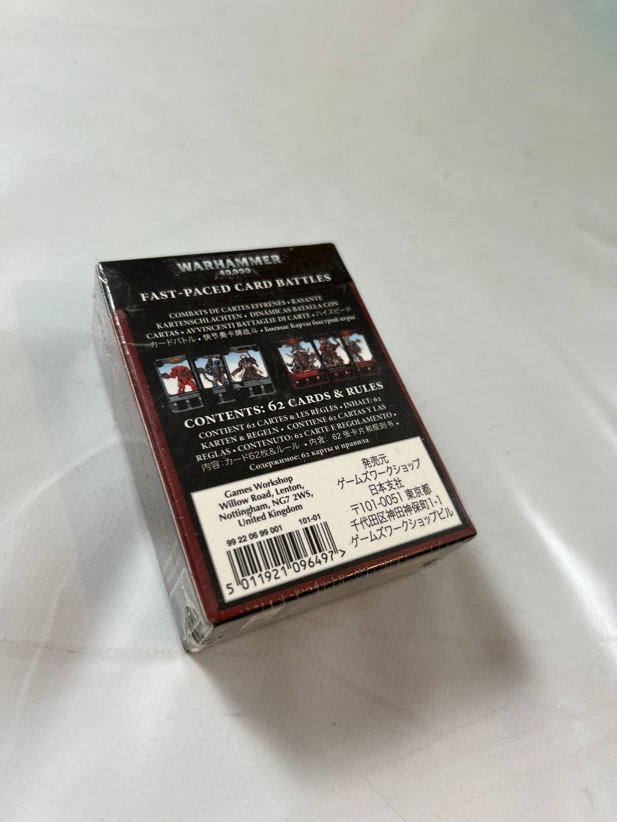 Warhammer 40k Citadel Combat Cards / Space Marines  Chaos Kartenspiel 2017 Unbespielt - Ansicht 6