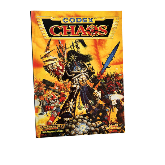 Warhammer 40k Codex Chaos Ergänzungsbuch Softcover deutsch – SKU A9994 – Gesellschaftsspiel gebraucht kaufen bei Brettspielimperium
