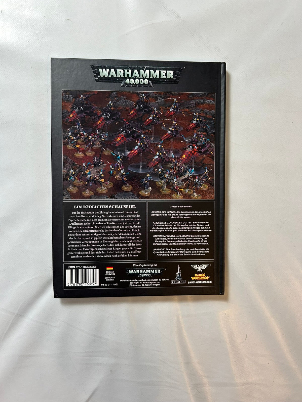 Warhammer 40K Codex Eldar Harlequins Hardcover Deutsch - Ansicht 7