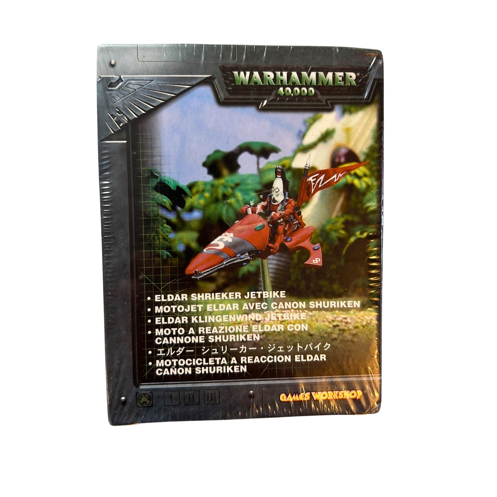 Warhammer 40K Eldar Shrieker Jetbike - Unbespielt – SKU W9996 – Gesellschaftsspiel gebraucht kaufen bei Brettspielimperium
