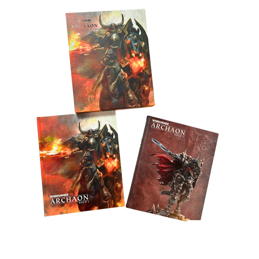 Warhammer Archaon Buch I und II Hardcover deutsch – SKU A9941 – Rollenspiel-Buch gebraucht kaufen bei Brettspielimperium