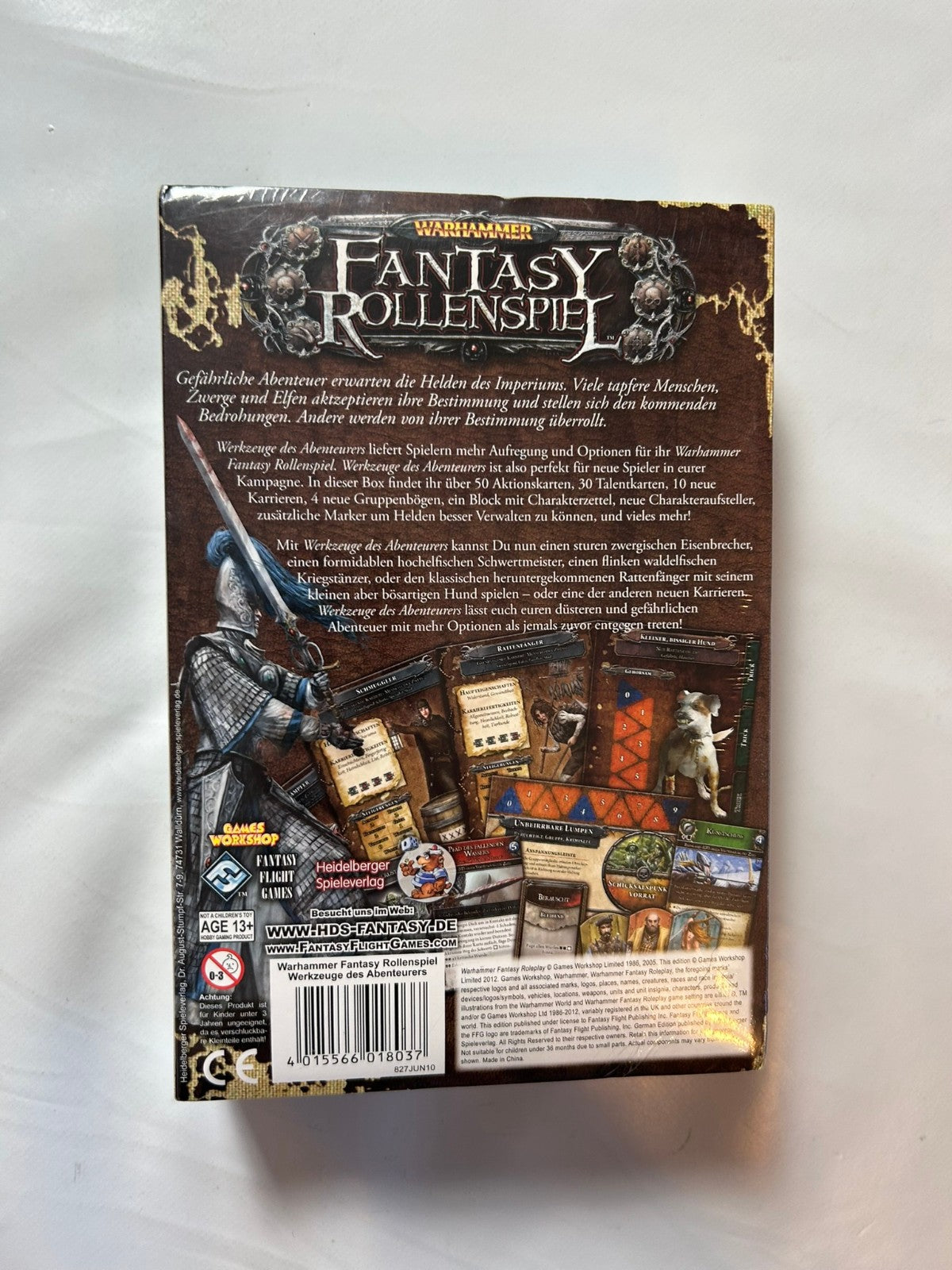 Warhammer Fantasy Rollenspiel  Werkzeuge des Abenteurers deutsch  Unbespielt - Ansicht 7