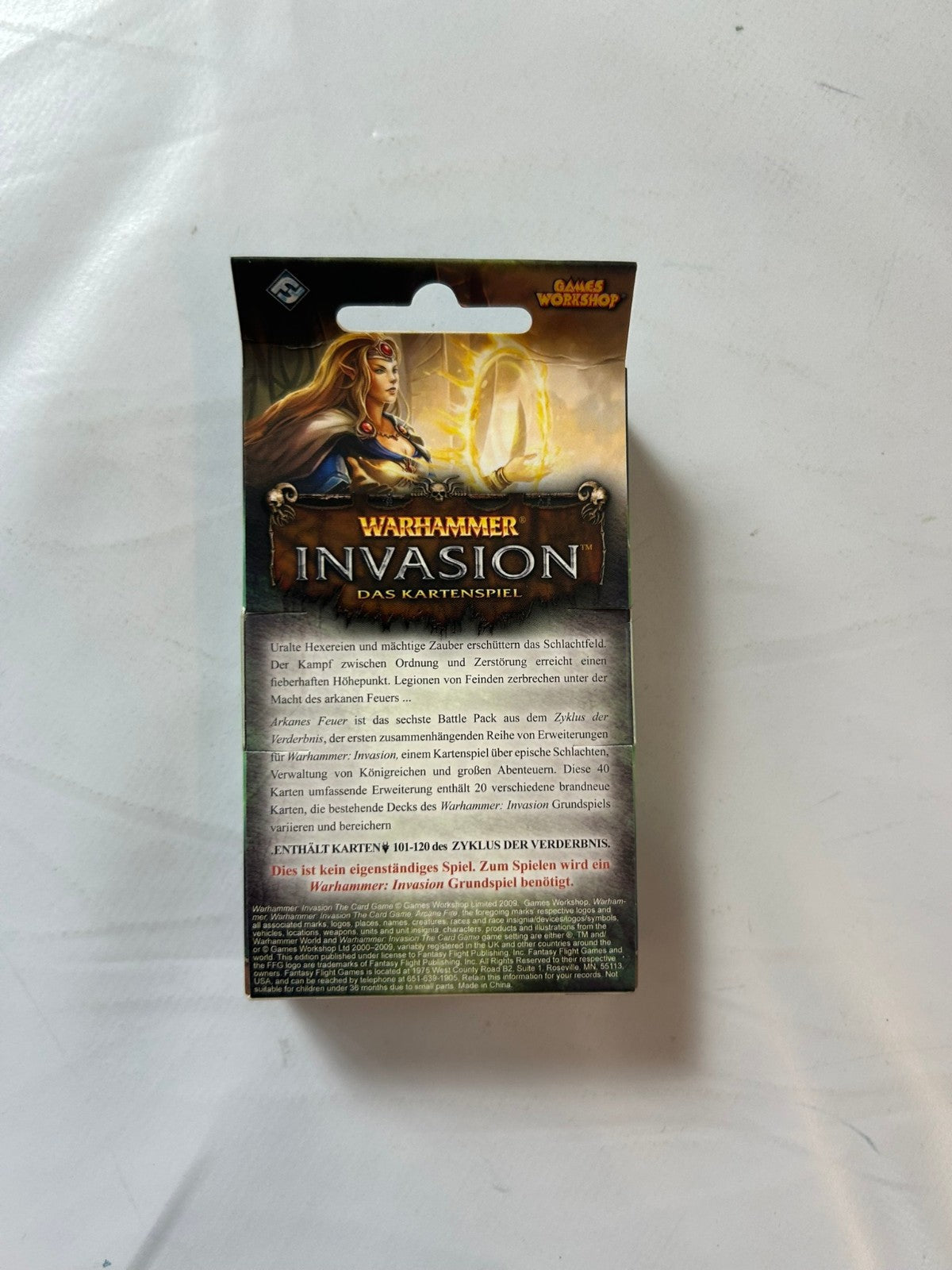Warhammer Invasion Arkanes feuer Battle Pack Deutsch  Unbespielt - Ansicht 6