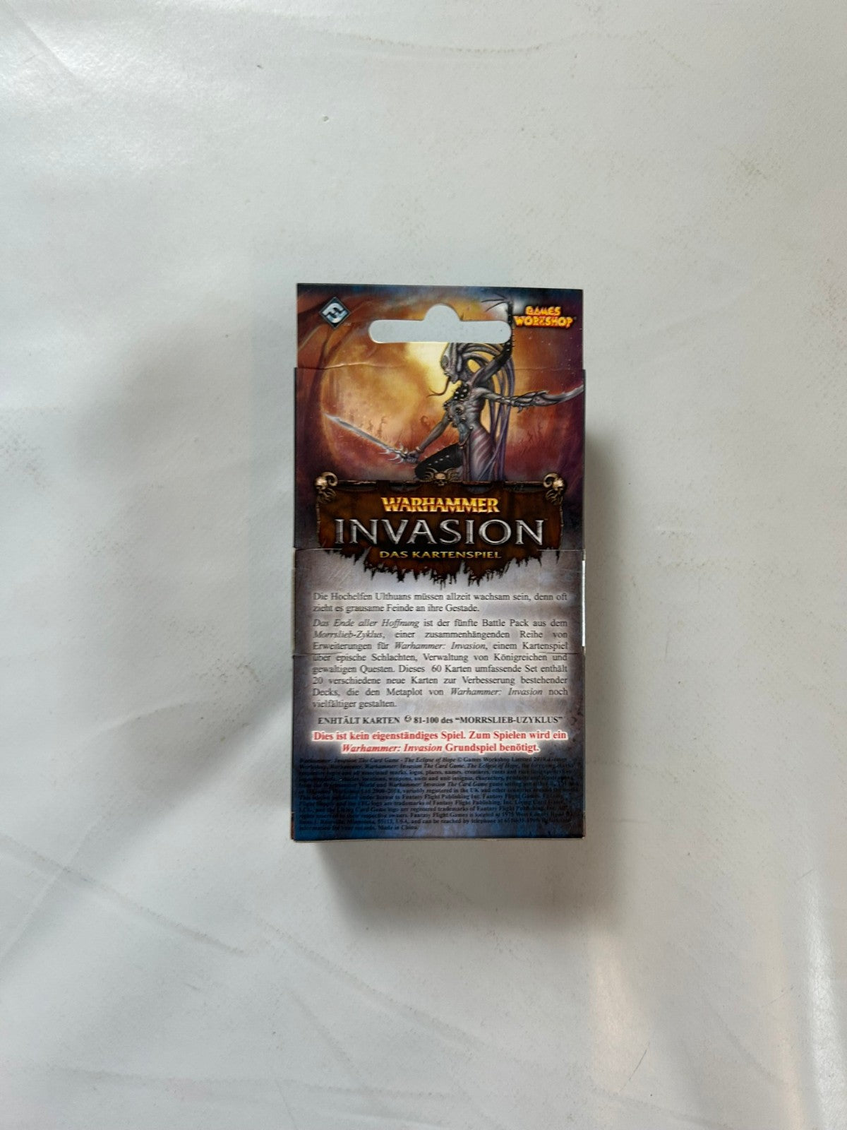 Warhammer Invasion das Ende aller Hoffnung Battle Pack Deutsch  Unbespielt - Ansicht 4