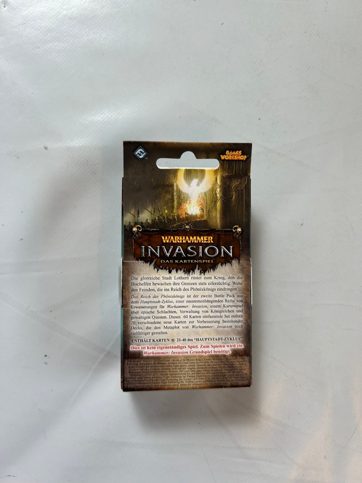 Warhammer Invasion das Reich des Phönixkönigs Battle Pack Deutsch  Unbespielt - Ansicht 5