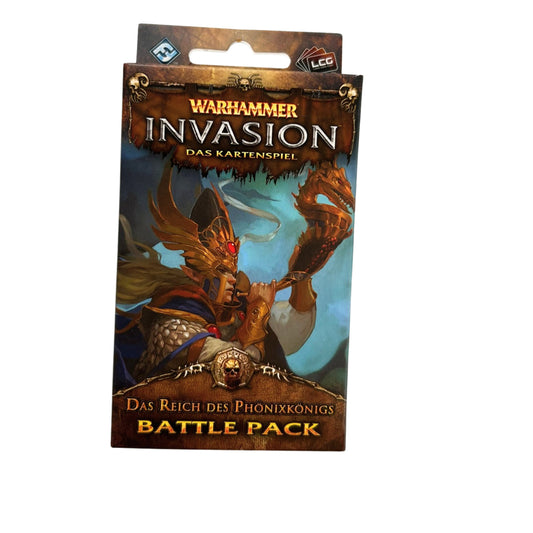 Warhammer Invasion das Reich des Phönixkönigs Battle Pack Deutsch - Unbespielt – SKU A9888 – Kartenspiel gebraucht kaufen bei Brettspielimperium