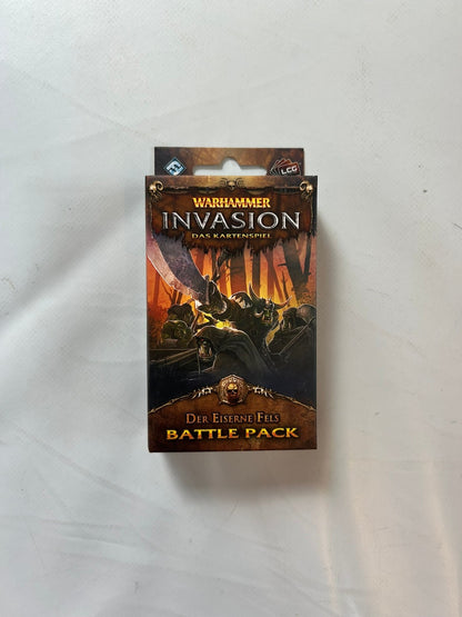 Warhammer Invasion Der Eiserne Fels Battle Pack Deutsch  Unbespielt - Ansicht 2