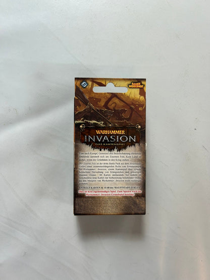 Warhammer Invasion Der Eiserne Fels Battle Pack Deutsch  Unbespielt - Ansicht 6