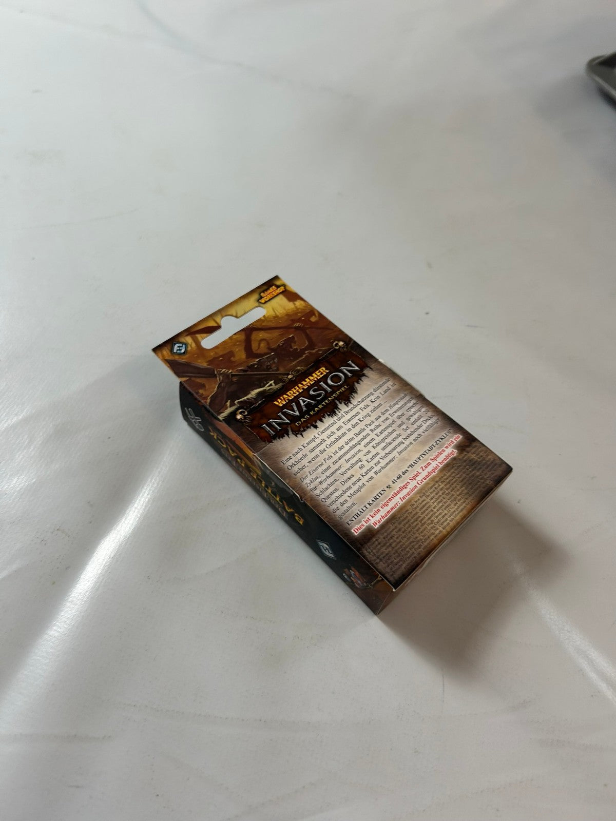 Warhammer Invasion Der Eiserne Fels Battle Pack Deutsch  Unbespielt - Ansicht 9