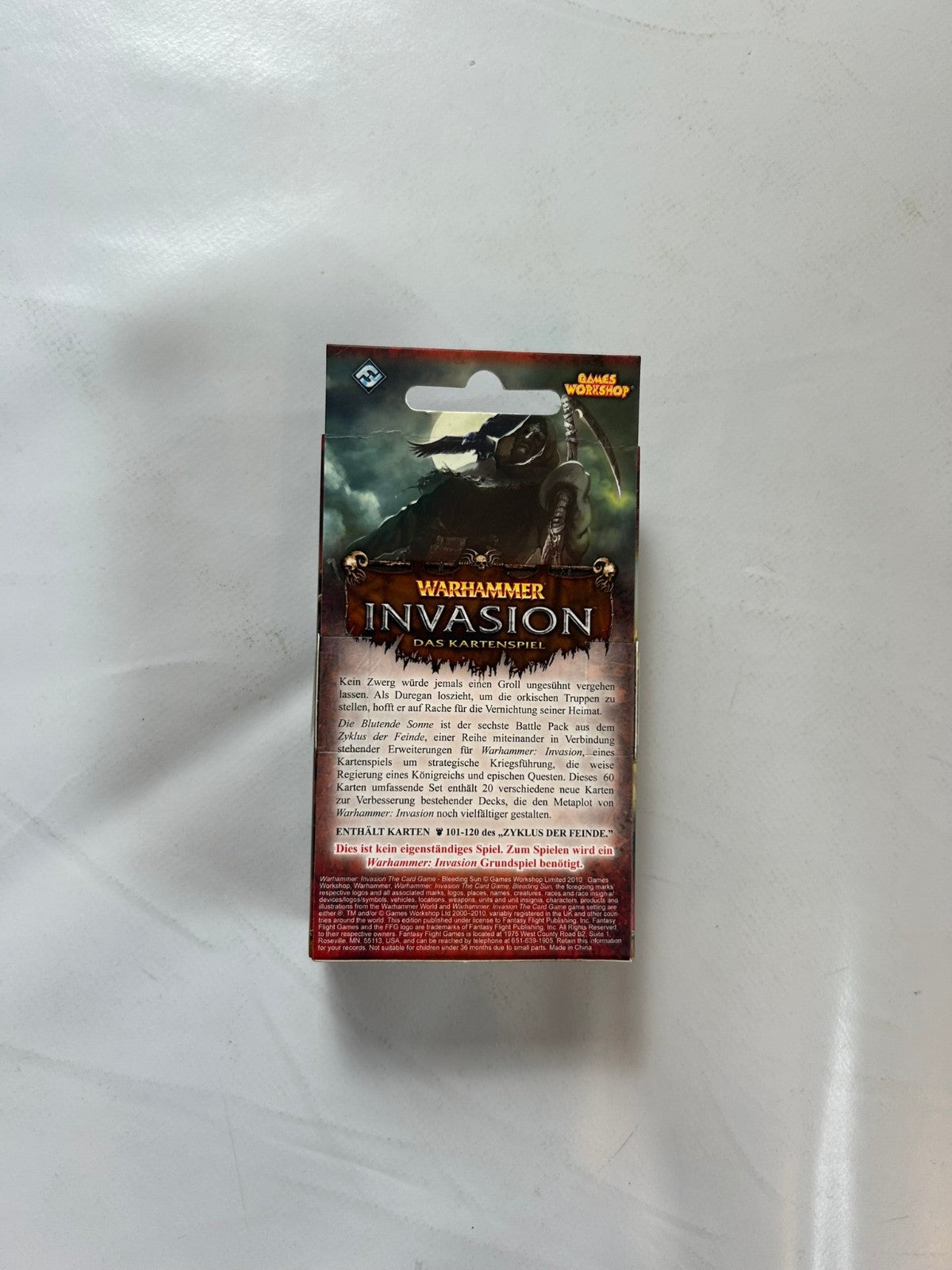 Warhammer Invasion die blutende Sonne Battle Pack Deutsch  Unbespielt - Ansicht 5