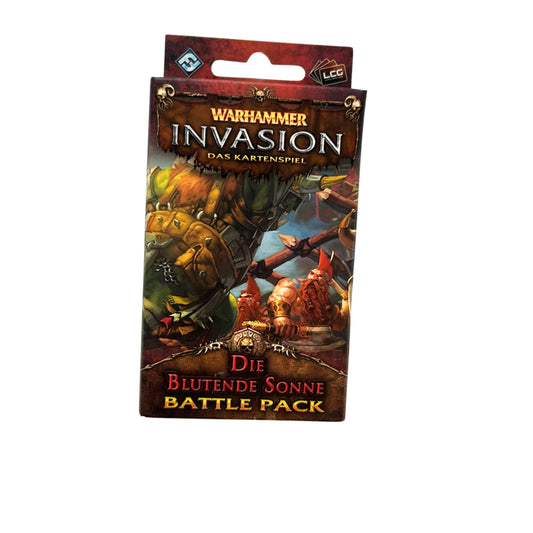 Warhammer Invasion die blutende Sonne Battle Pack Deutsch - Unbespielt – SKU A9884 – Kartenspiel gebraucht kaufen bei Brettspielimperium