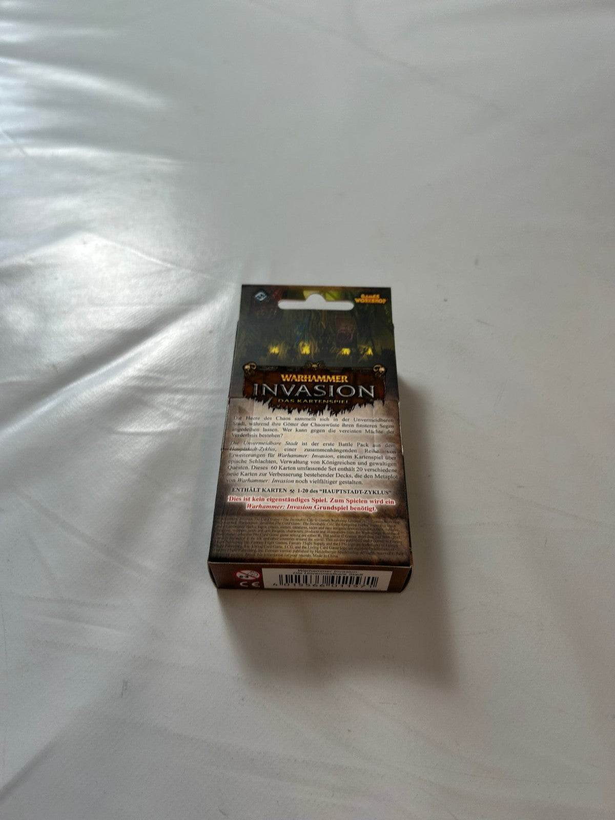 Warhammer Invasion Die Unvermeidbare Stadt Battle Pack Deutsch  Unbespielt - Ansicht 7