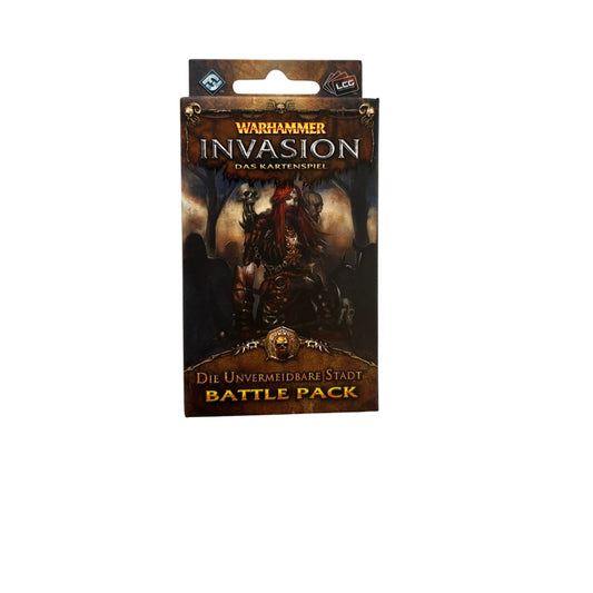 Warhammer Invasion Die Unvermeidbare Stadt Battle Pack Deutsch - Unbespielt – SKU A9869 – Kartenspiel gebraucht kaufen bei Brettspielimperium