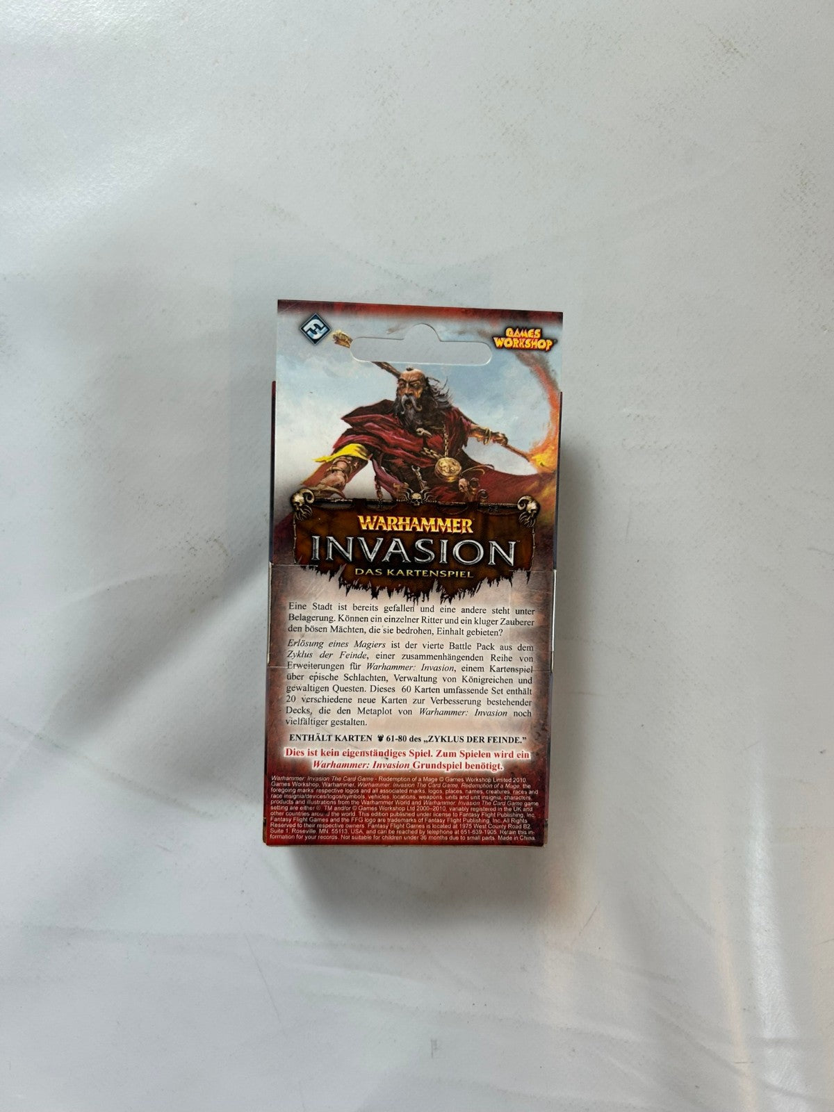 Warhammer Invasion Erlösung eines Magiers Battle Pack Deutsch  Unbespielt - Ansicht 5
