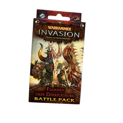 Warhammer Invasion Flammen über Derricksburg Battle Pack Deutsch - Unbespielt – SKU A9885 – Kartenspiel gebraucht kaufen bei Brettspielimperium