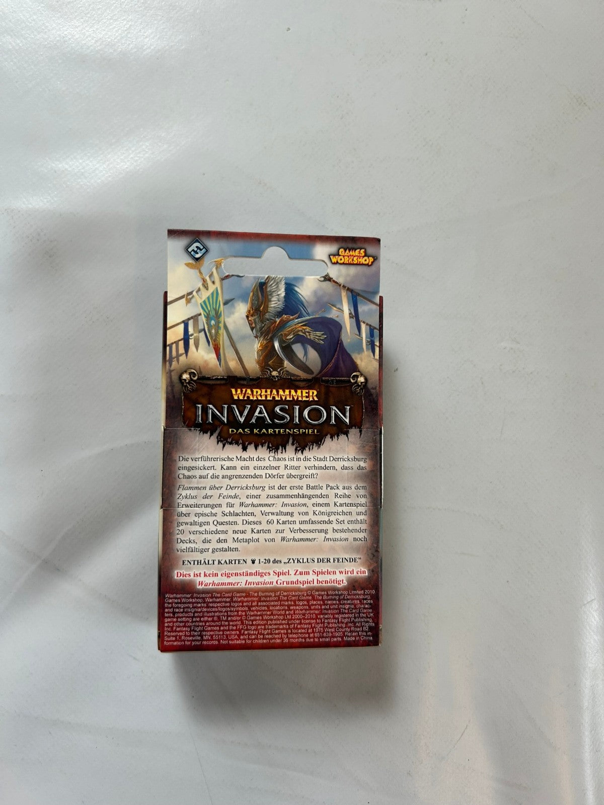 Warhammer Invasion Flammen über Derricksburg Battle Pack Deutsch  Unbespielt - Ansicht 5