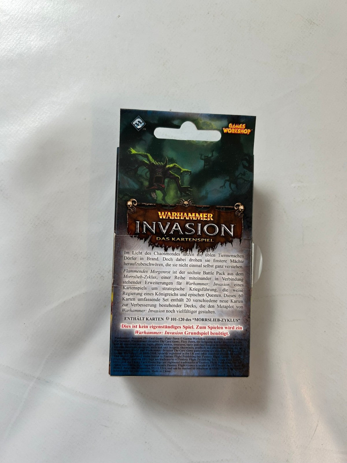 Warhammer Invasion Flammendes Morgenrot Battle Pack Deutsch  Unbespielt - Ansicht 5
