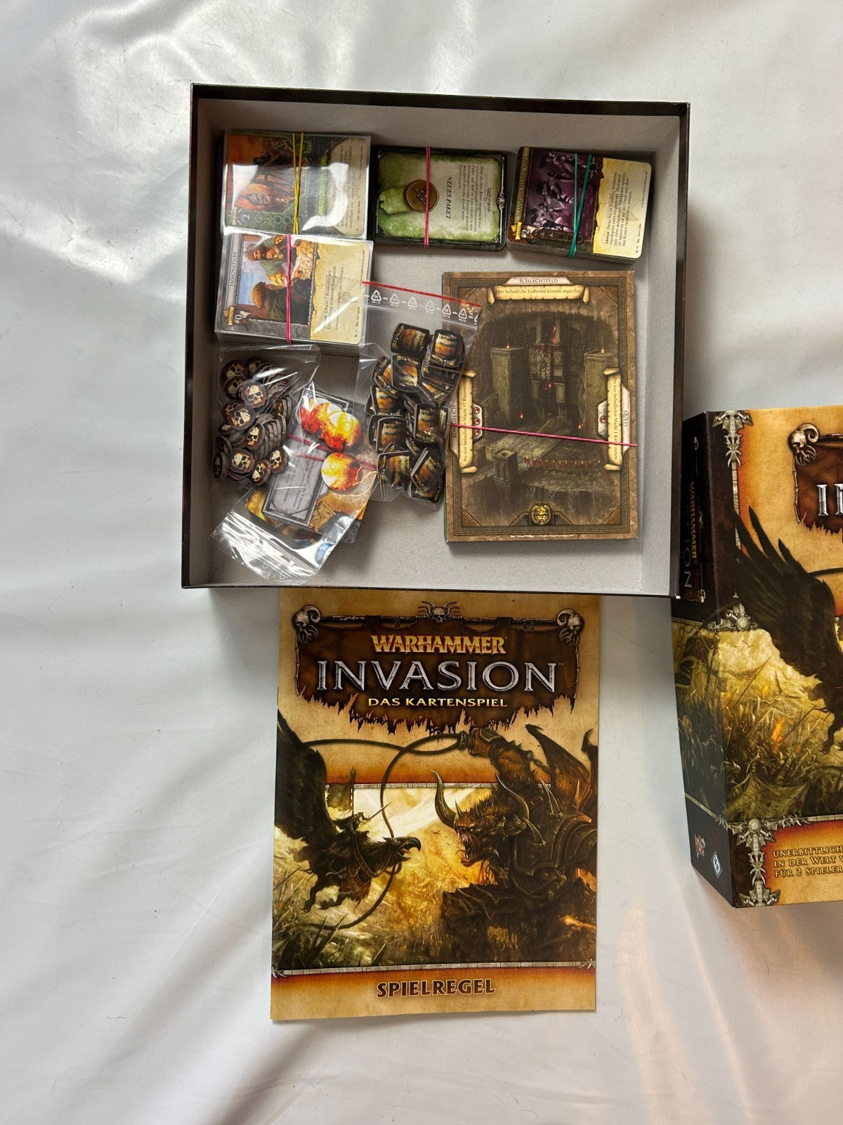Warhammer Invasion Karten Grund Basisspiel Fantasy Kartenspiel Vollständig - Ansicht 6