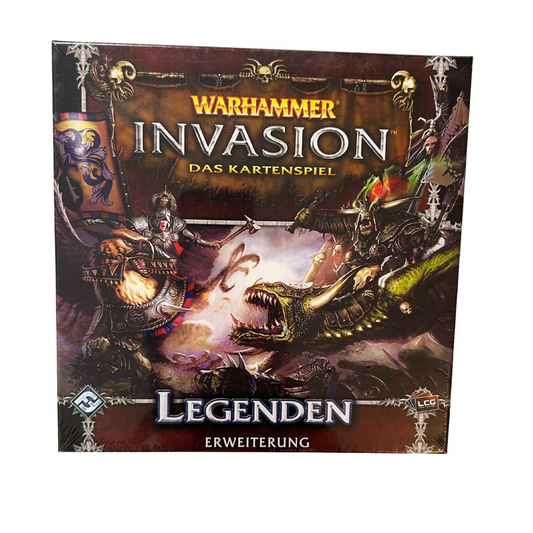 Warhammer Invasion LCG LEGENDEN Erweiterung Deutsch Heidelberger  Neu in Folie - Ansicht 1