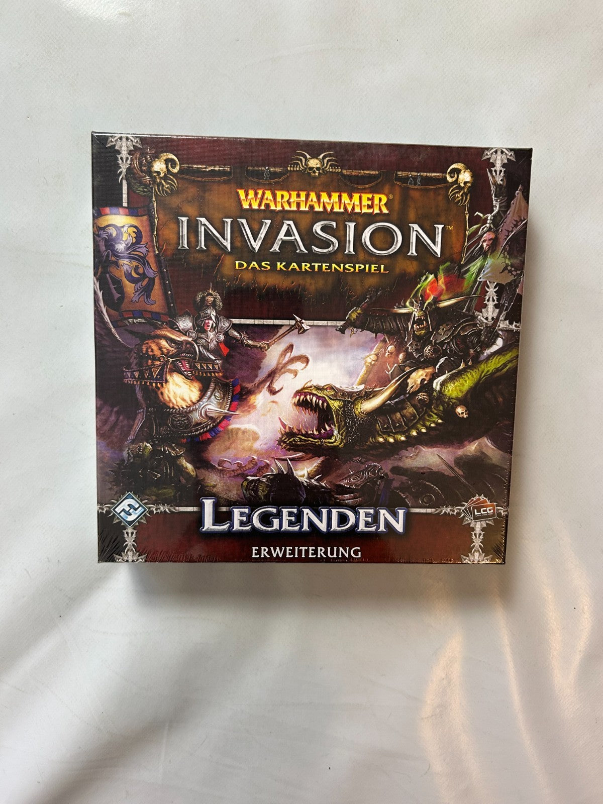 Warhammer Invasion LCG LEGENDEN Erweiterung Deutsch Heidelberger  Neu in Folie - Ansicht 2