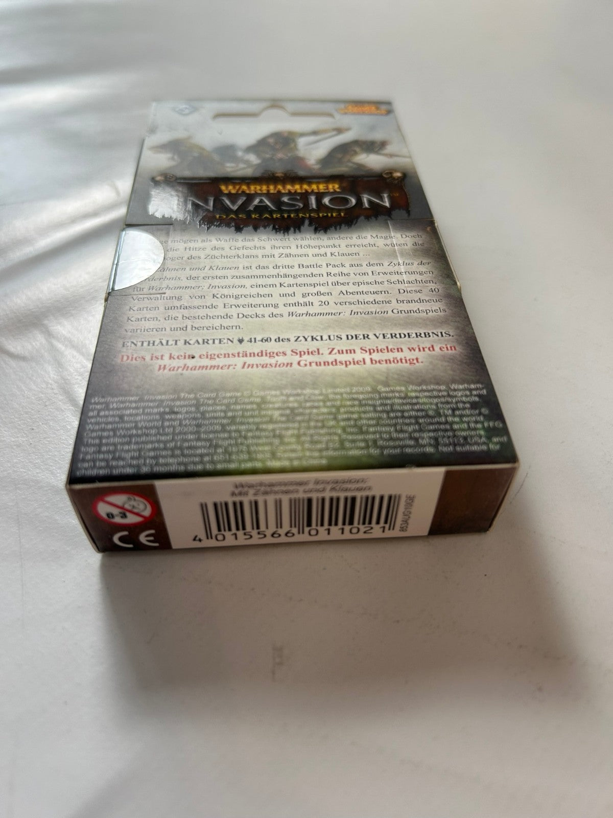 Warhammer Invasion Mit Zähnen und Klauen Battle Pack Deutsch  Unbespielt - Ansicht 9