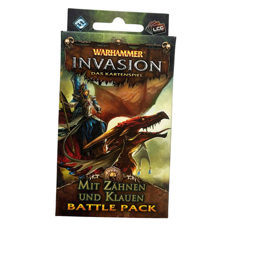 Warhammer Invasion Mit Zähnen und Klauen Battle Pack Deutsch - Unbespielt – SKU A9874 – Kartenspiel gebraucht kaufen bei Brettspielimperium
