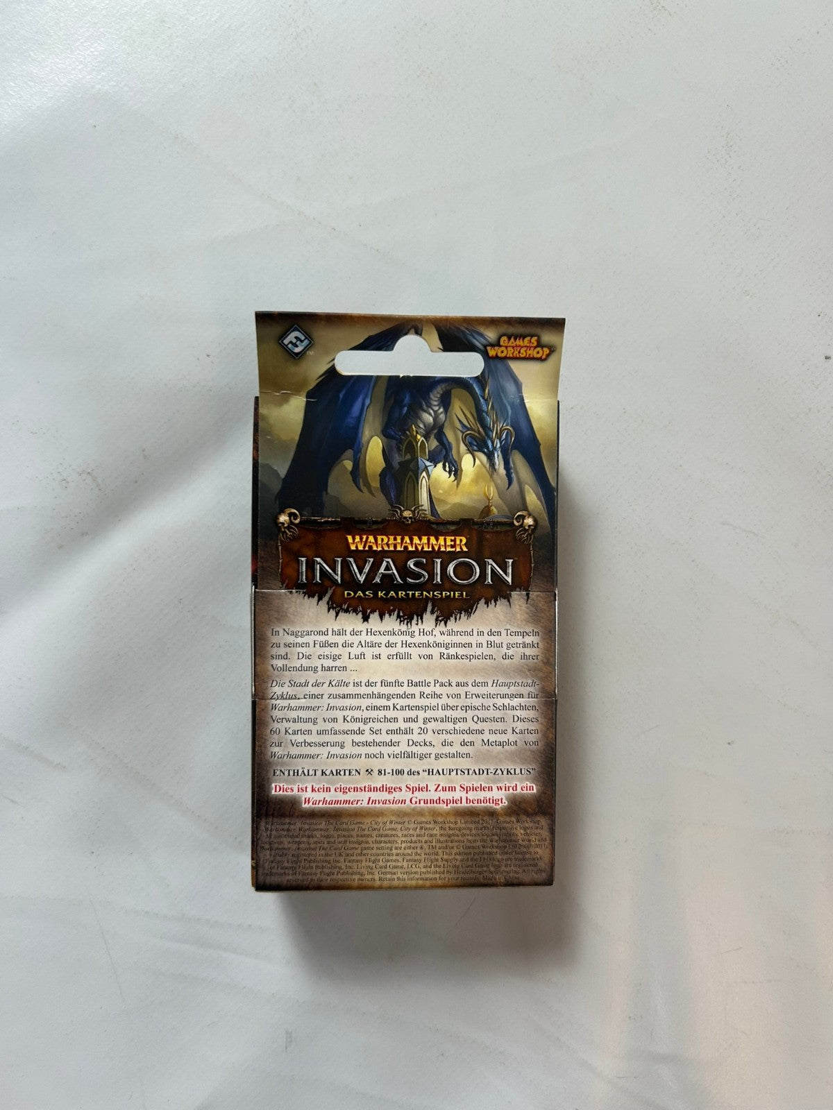 Warhammer Invasion Stadt der Kälte Battle Pack Deutsch  Unbespielt - Ansicht 6
