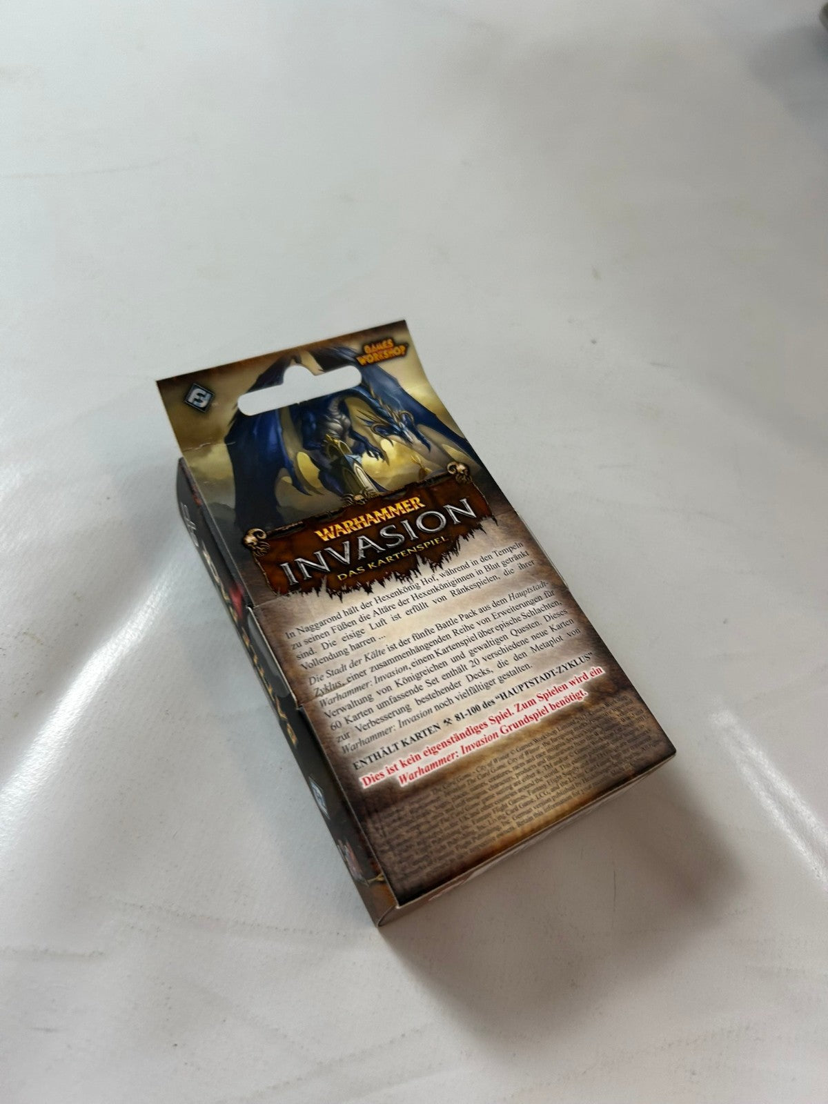 Warhammer Invasion Stadt der Kälte Battle Pack Deutsch  Unbespielt - Ansicht 9