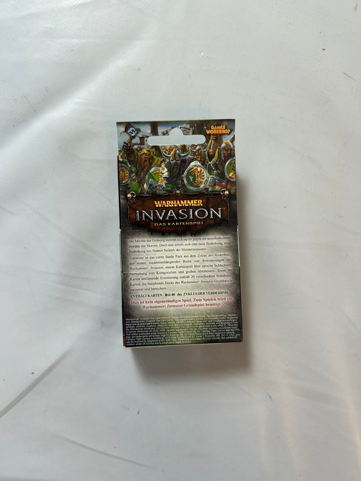 Warhammer Invasion Totentanz Battle Pack Deutsch  Unbespielt - Ansicht 5