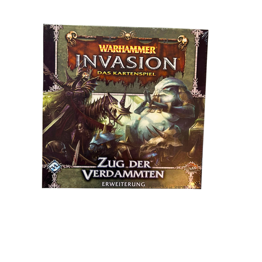 Warhammer Invasion  Zug der Verdammten  Erweiterung (Deutsch)  Unbespielt in Folie - Ansicht 1
