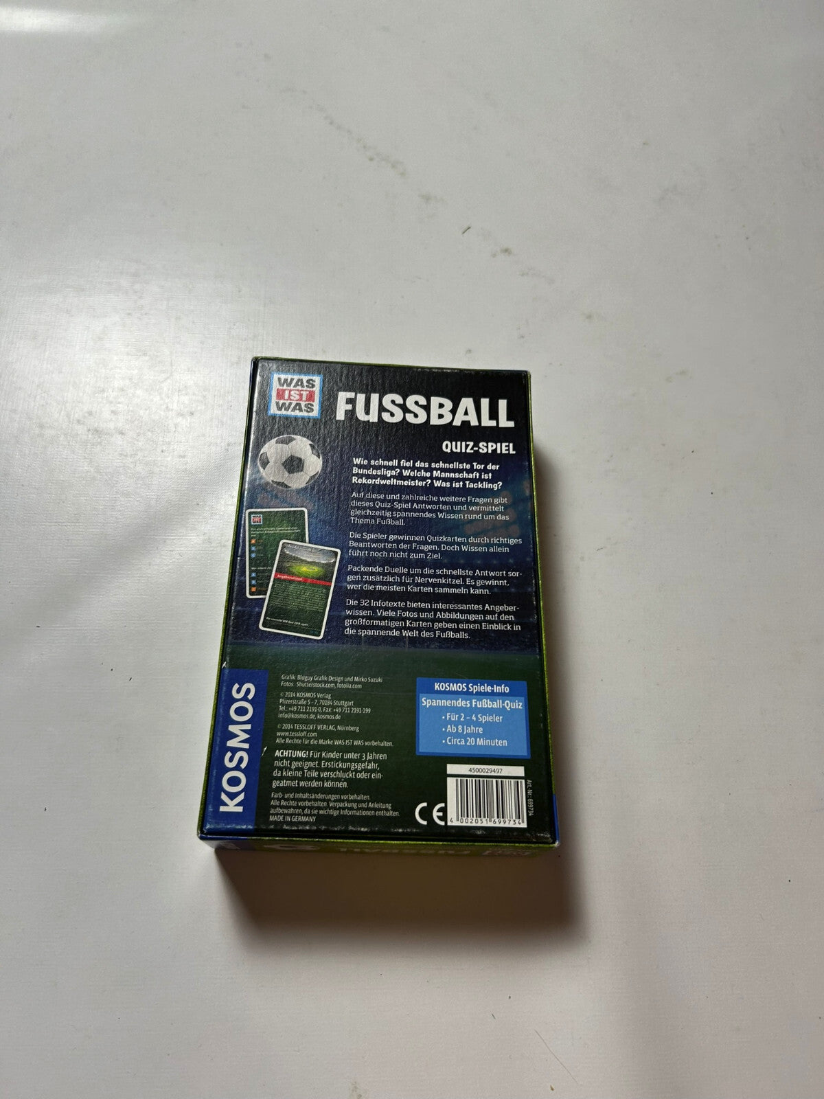 Was ist Was Fussball Quiz Spiel Kartenspiel - KOSMOS -Vollständig - Ansicht 2