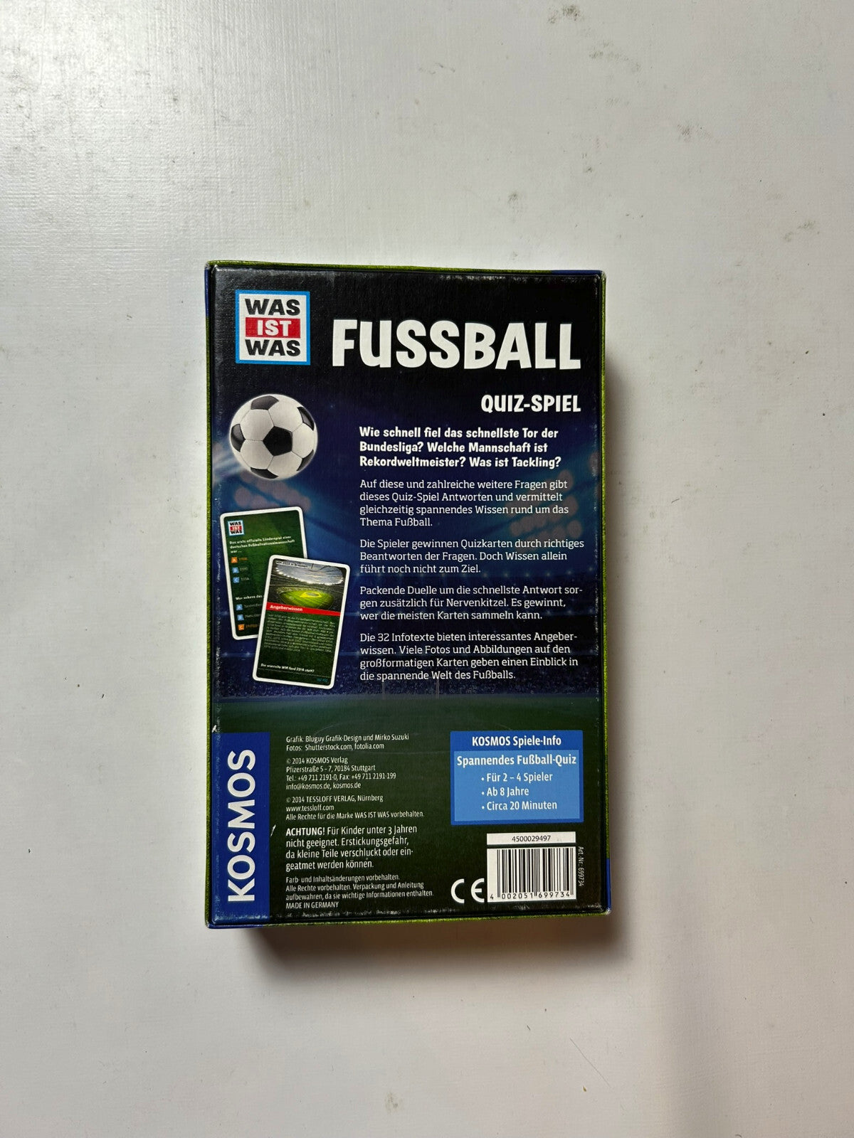 Was ist Was Fussball Quiz Spiel Kartenspiel - KOSMOS -Vollständig - Ansicht 7