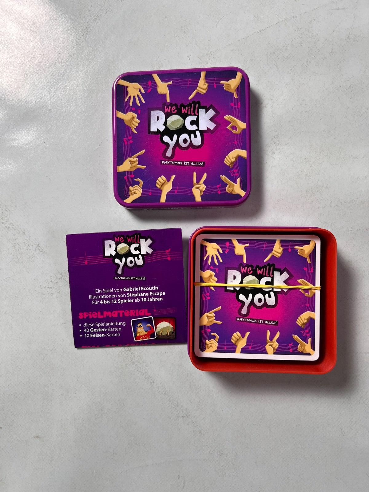 We will Rock you  Partyspiel  Cocktail Games  Vollständig - Ansicht 2