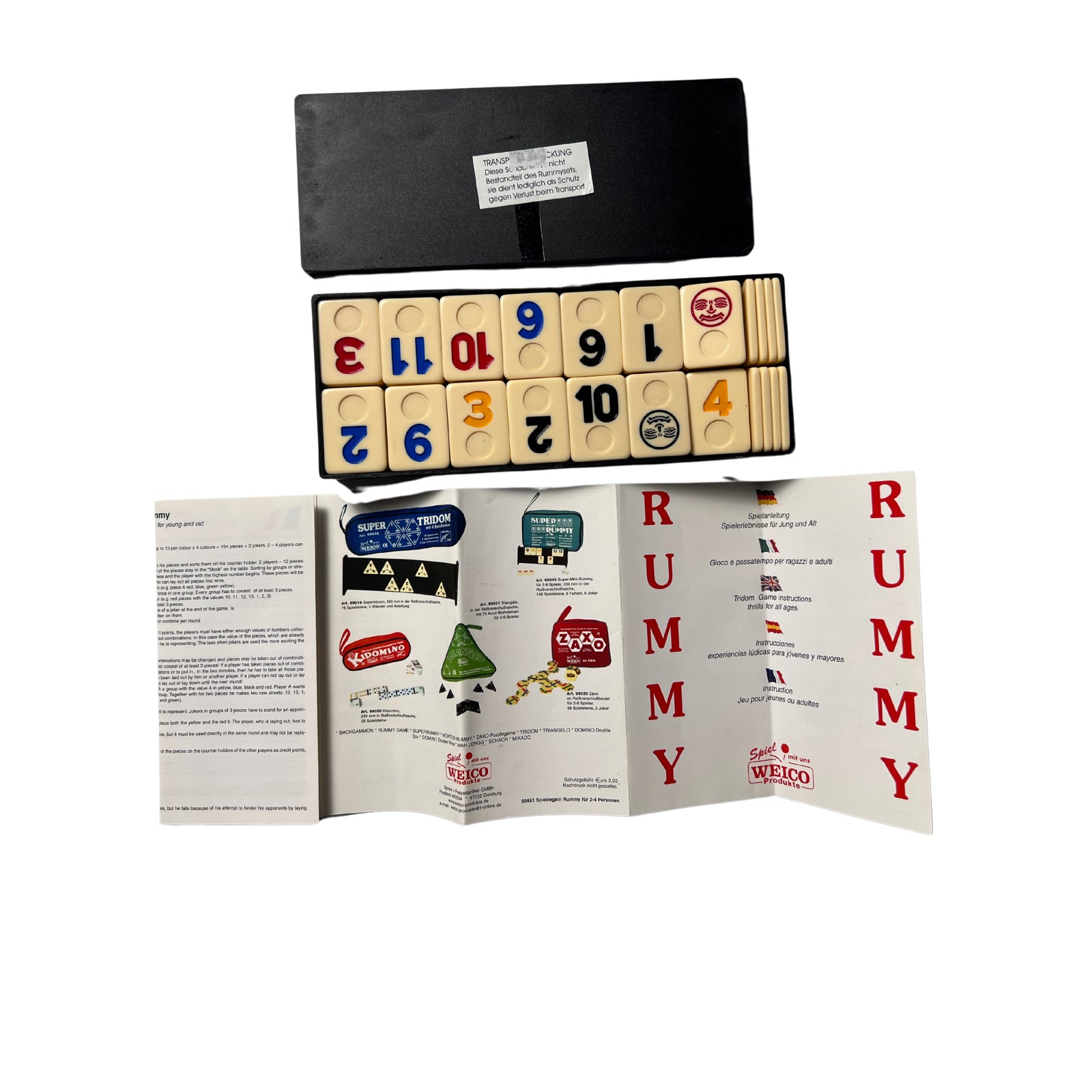 Weico Rummy Steine – SKU A8528 – Gesellschaftsspiel gebraucht kaufen bei Brettspielimperium