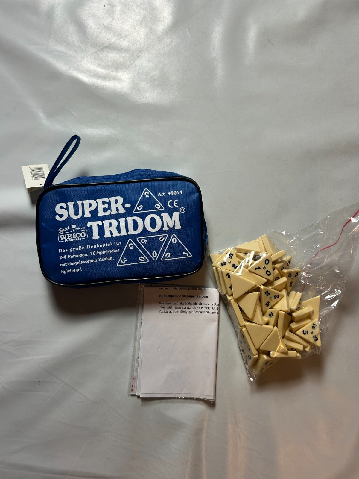 Weico Super-Tridom 76 Steine Denkspiel Legespiel blaue 99014 - Vollständig - Ansicht 6