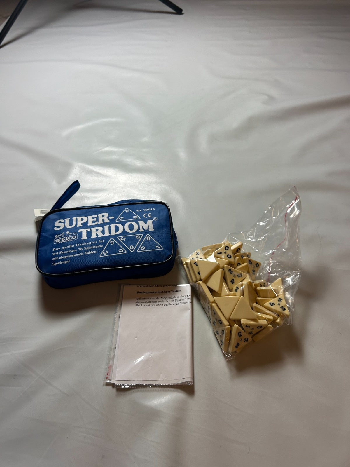 Weico Super-Tridom 76 Steine Denkspiel Legespiel blaue 99014 - Vollständig - Ansicht 7