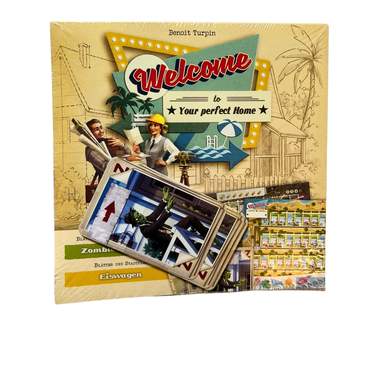Welcome to... Your Perfect Home Erweiterung Blue Cocker – SKU A9564 – Gesellschaftsspiel gebraucht kaufen bei Brettspielimperium