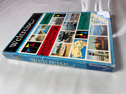 Weltreise Ravensburger 1968 60er Vintage Gesellschaftsspiel  Vollständig - Ansicht 5