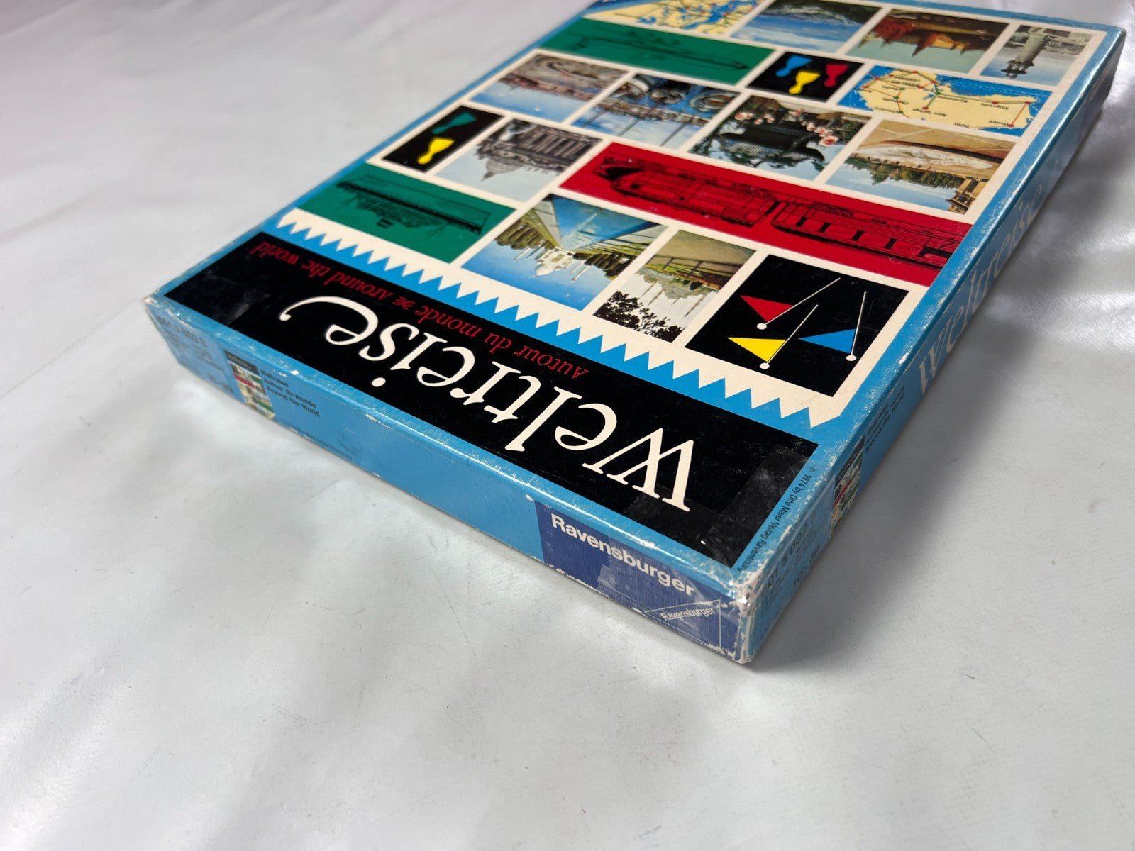 Weltreise Ravensburger 1968 60er Vintage Gesellschaftsspiel  Vollständig - Ansicht 6