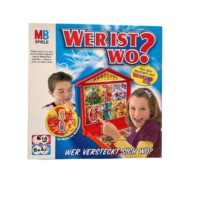 Wer ist Wo? Wer versteckt sich wo - MB Spiele 2005 – SKU A11679 – Gesellschaftsspiel gebraucht kaufen bei Brettspielimperium