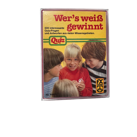 Wer`s weiß gewinnt Quiz Kartenspiel FX Schmid Spiele – SKU A5853 – Kartenspiel gebraucht kaufen bei Brettspielimperium