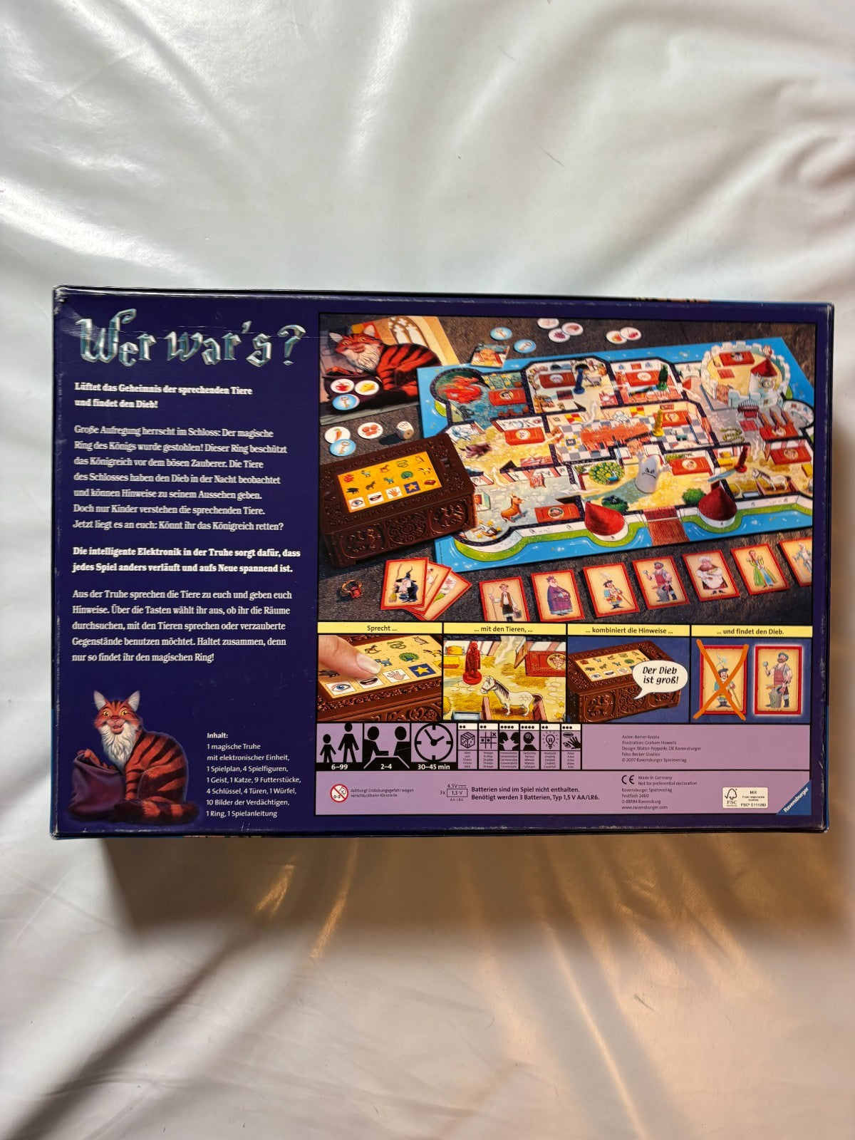 Wer war's? Ravensburger 2007 Brettspiel Gesellschaftsspiel Getestet Vollständig - Ansicht 12