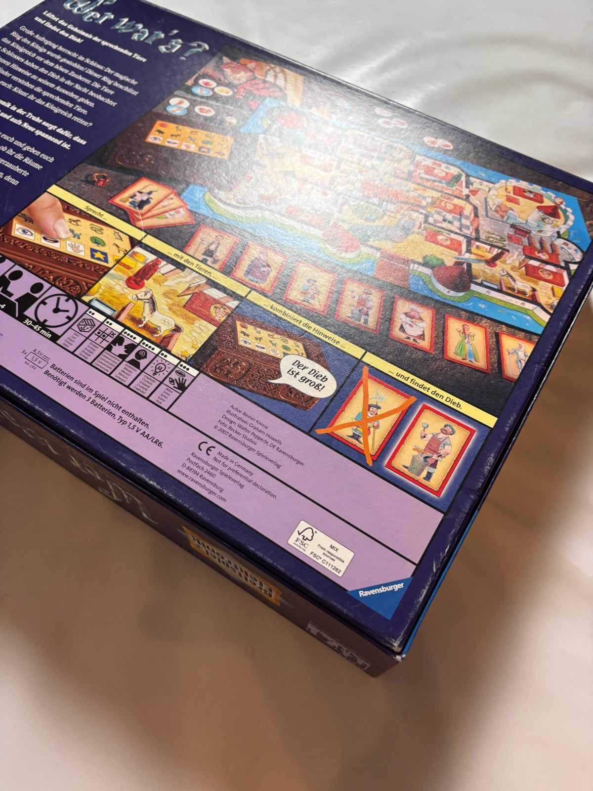 Wer war's? Ravensburger 2007 Brettspiel Gesellschaftsspiel Getestet Vollständig - Ansicht 14