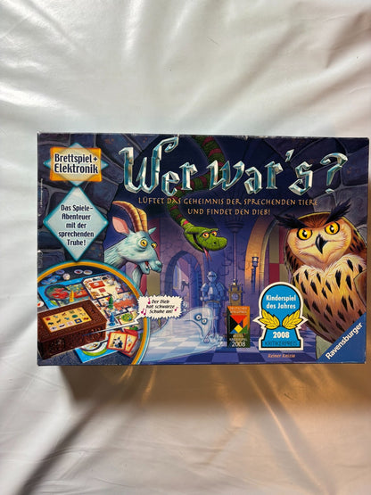 Wer war's? Ravensburger 2007 Brettspiel Gesellschaftsspiel Getestet Vollständig - Ansicht 2