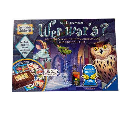 Wer war's? Ravensburger 2007 Brettspiel Gesellschaftsspiel Getestet – SKU A14543 – Gesellschaftsspiel gebraucht kaufen bei Brettspielimperium