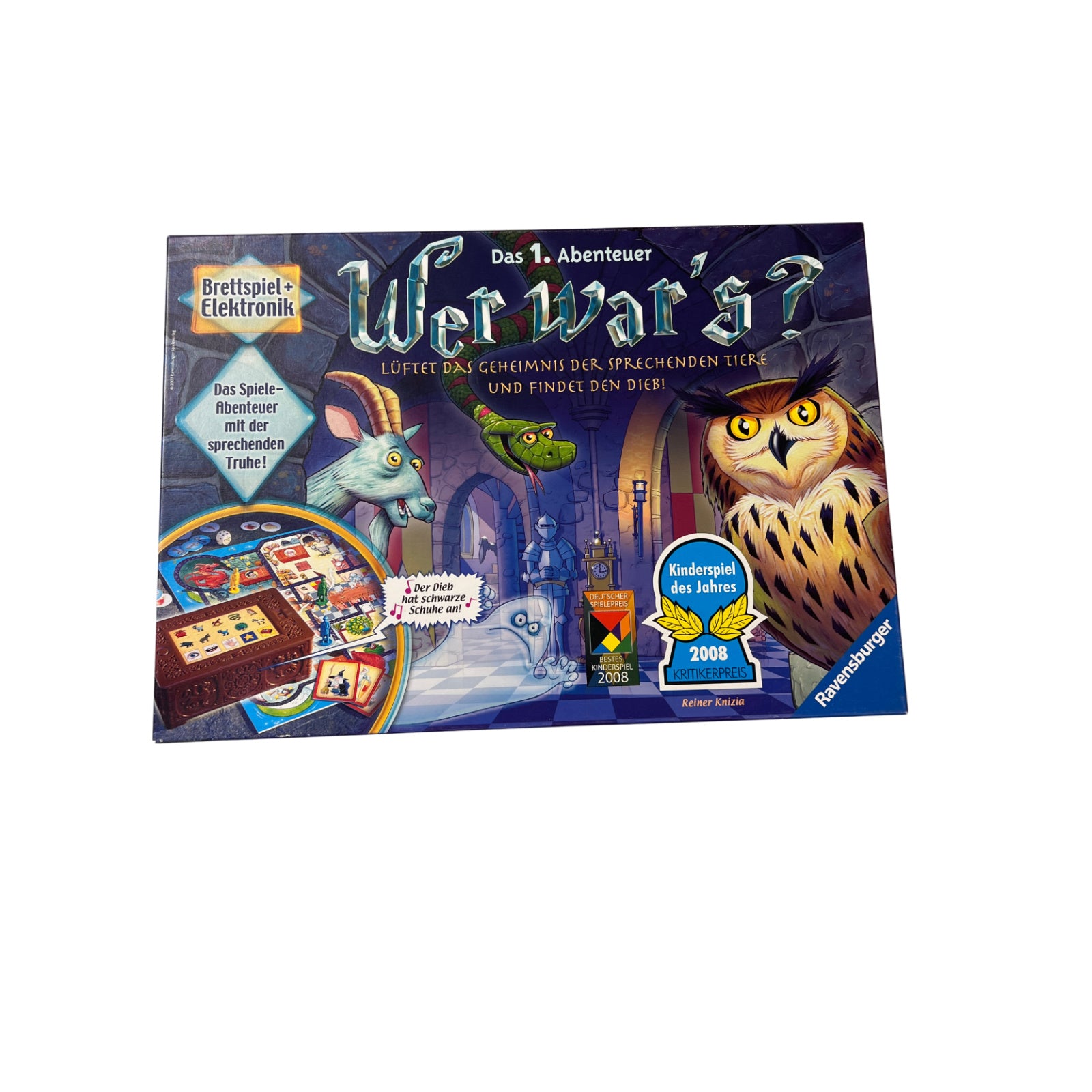 Wer war's? Ravensburger 2007 Brettspiel Gesellschaftsspiel Getestet – SKU A14544 – Gesellschaftsspiel gebraucht kaufen bei Brettspielimperium