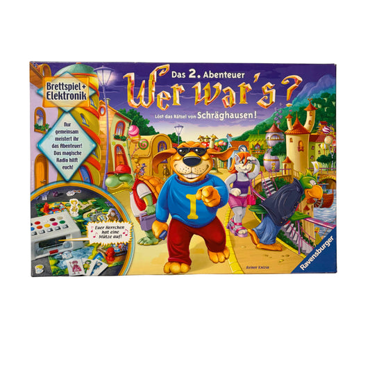 Wer wars 2 Abenteuer Ravensburger Brettspiel Spiel – SKU A13104 – Gesellschaftsspiel gebraucht kaufen bei Brettspielimperium